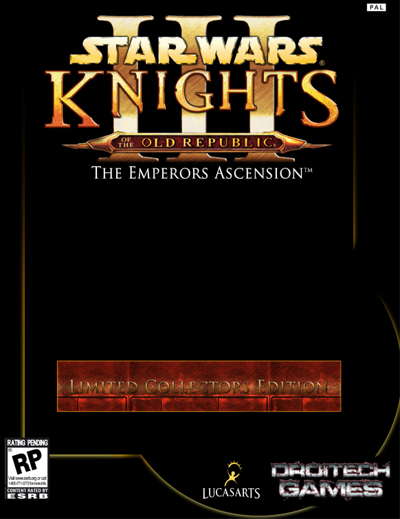 Star Wars Knights of the Old Republic 3 2015